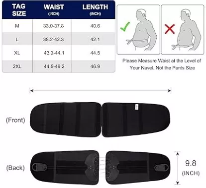 How to choose the right size and fit when selecting a wide back brace support?